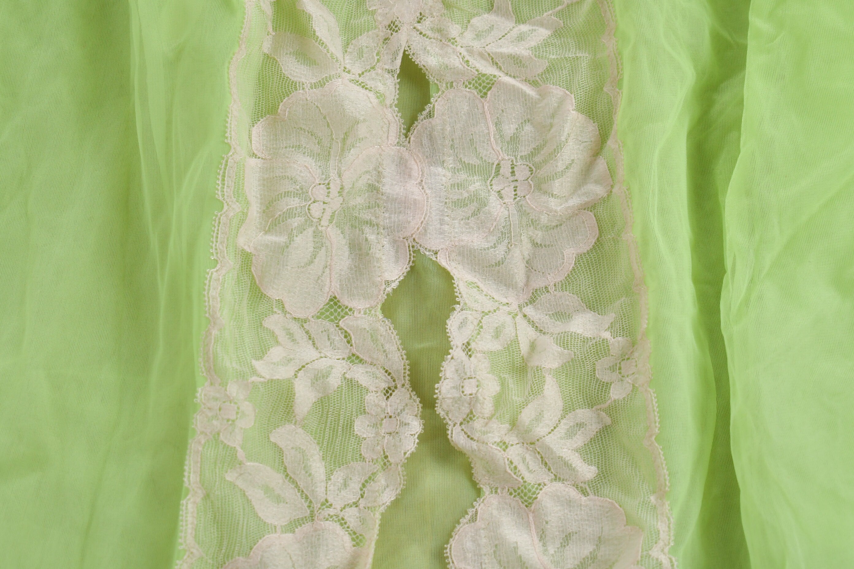Vintage 1960s Lingerie Night Gown Dress