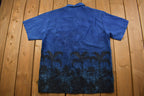 Vintage 1990s Extreme Gear Palm Trees Button Up Shirt