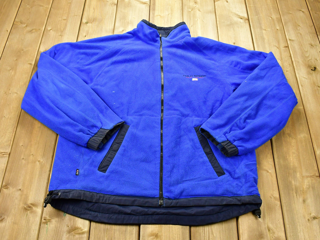Vintage 1990s Polo Sport Ralph Lauren Reversible Windbreaker Jacket