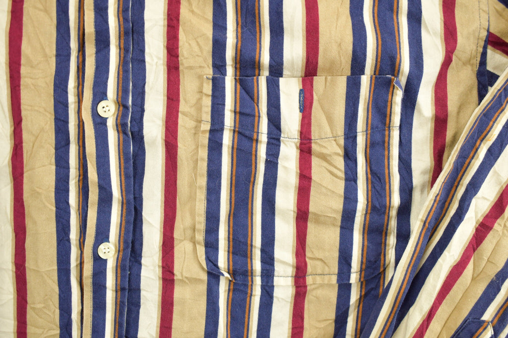 Vintage 1990s Cherokee Striped Button Up Shirt