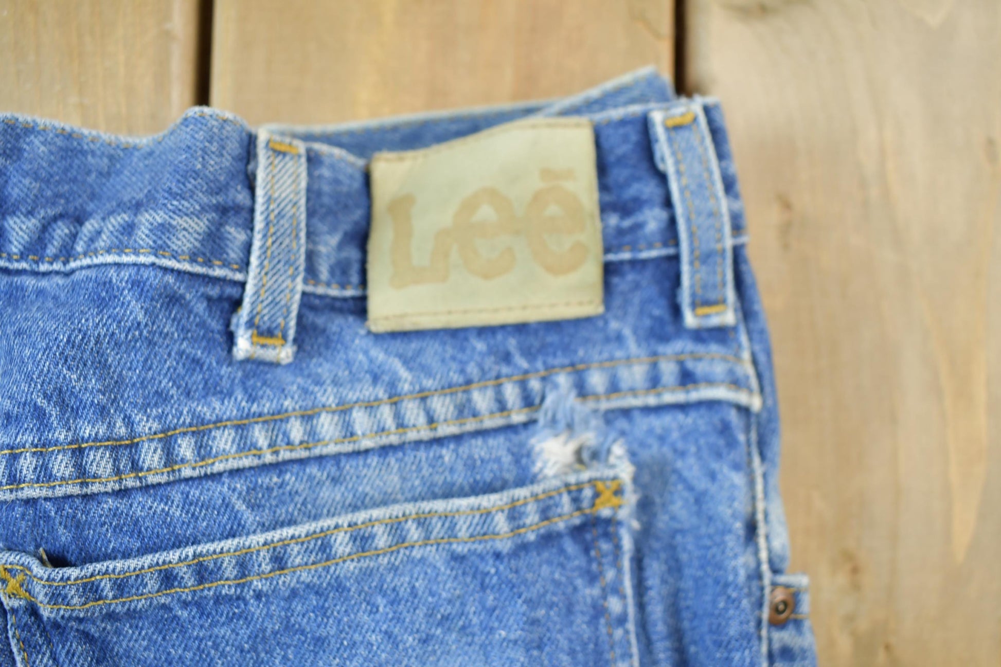 Vintage 1980s Lee Denim Rider Jeans Size 12R