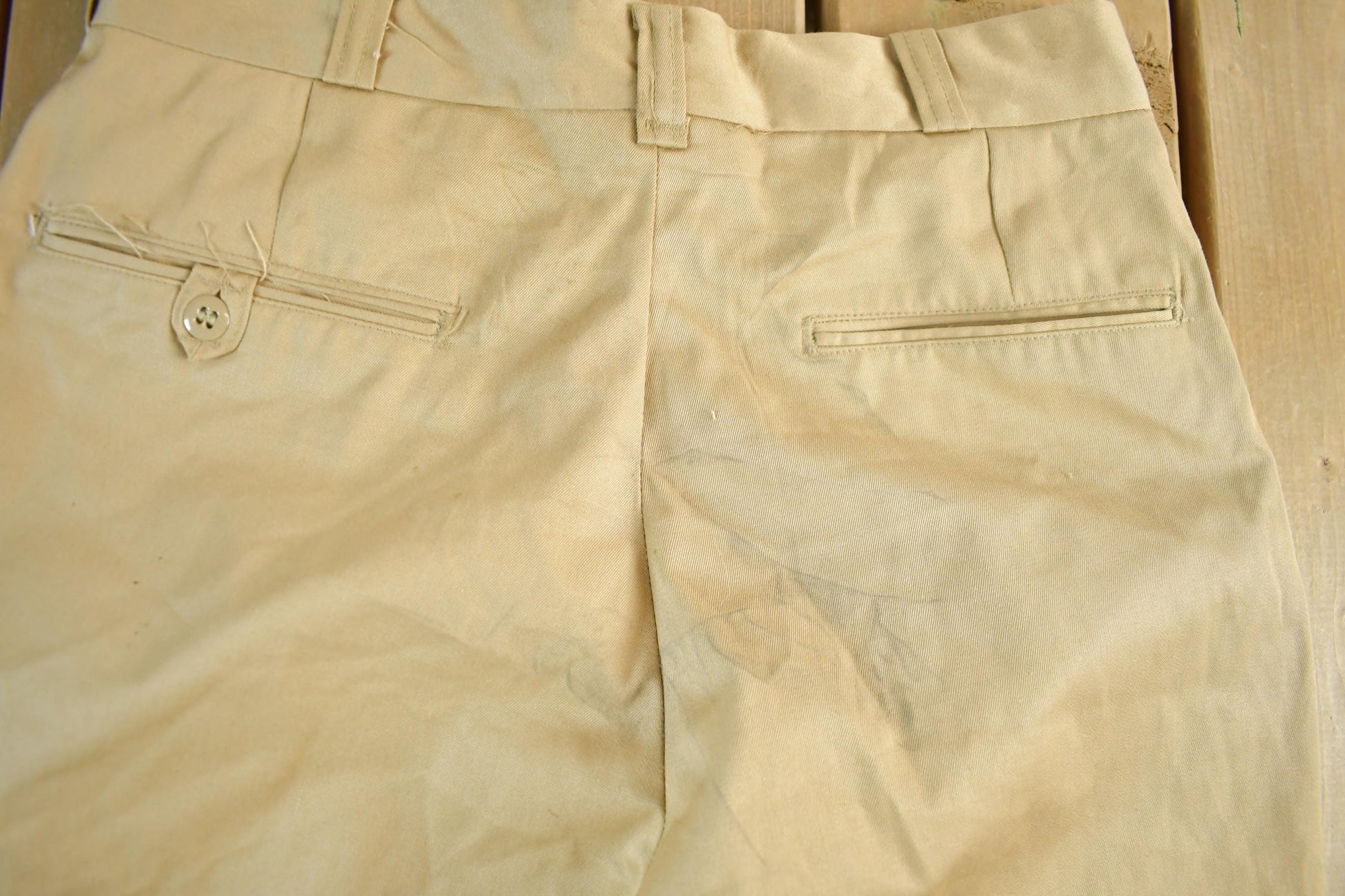Vintage 1975 Army Khaki Pants Size 28 x 31