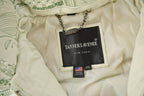 Vintage 1990s Tanners Avenue Leather Mosaic Bank Note 100 Dollar Bills Embroidered Bomber Jacket