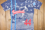 Vintage 1990s Gitano Baseball All over Over Print Graphic T Shirt Sportswear