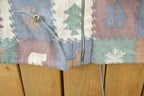 Vintage 1990s G4000 Trees Nature All Over Print Full Zip Fleece Sweater Jacket Women's L