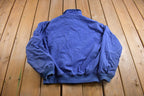 Vintage 1990s LL Bean Fleece Lined Three Season Warm Up Jacket