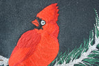 Vintage 1990s Cardinal Bird Double Collar Crewneck