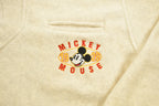 Vintage 1990s Mickey Mouse Quarter Zip Fleece Sweater