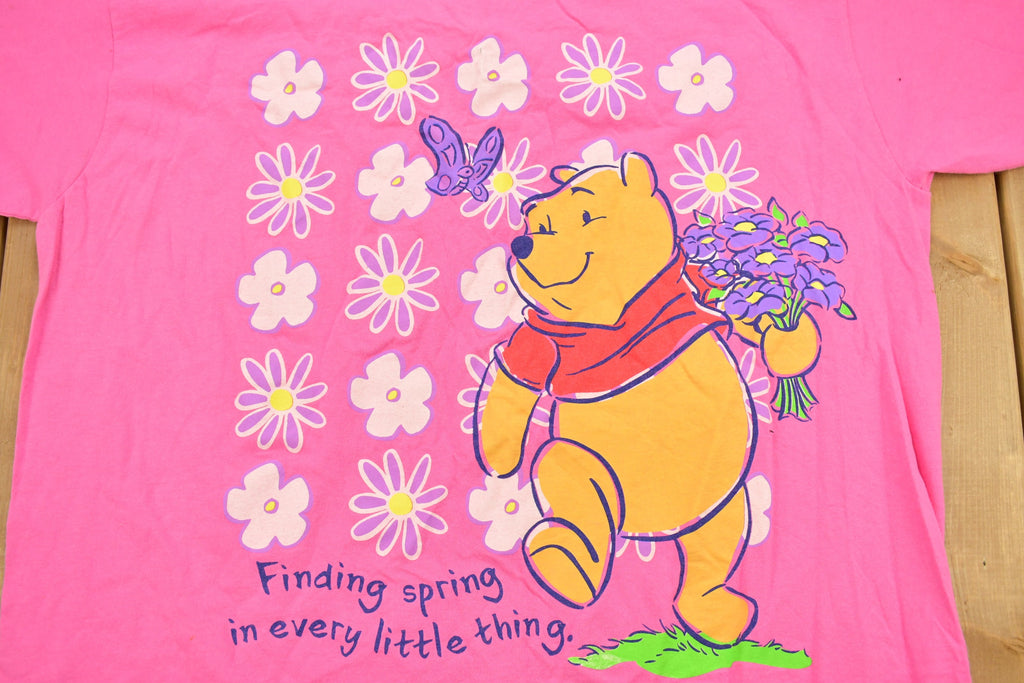 Vintage 1990s Winnie The pooh Disney Cartoon Lounge Shirt