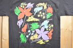 Vintage 1990s Palm Springs Yacht Club Flower Design Graphic T-Shirt