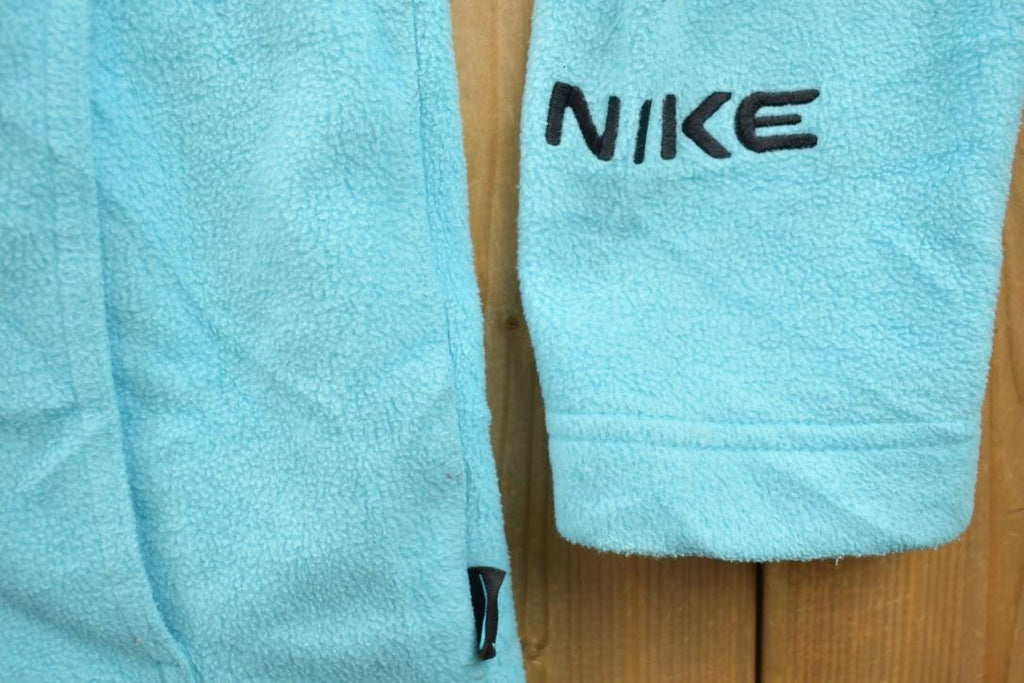 Vintage Y2K Nike Center Logo Fleece Hoodie