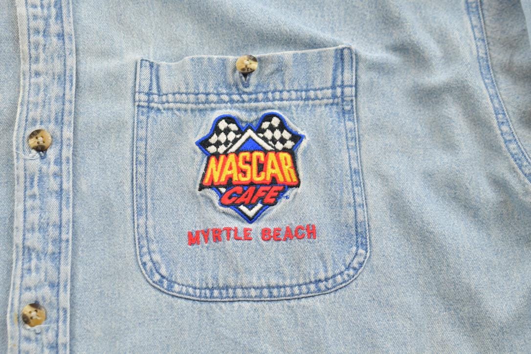 Vintage 1990s Nascar Cafe Button Up Shirt