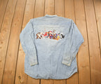 Vintage 1990s Looney Tunes Button Up Shirt