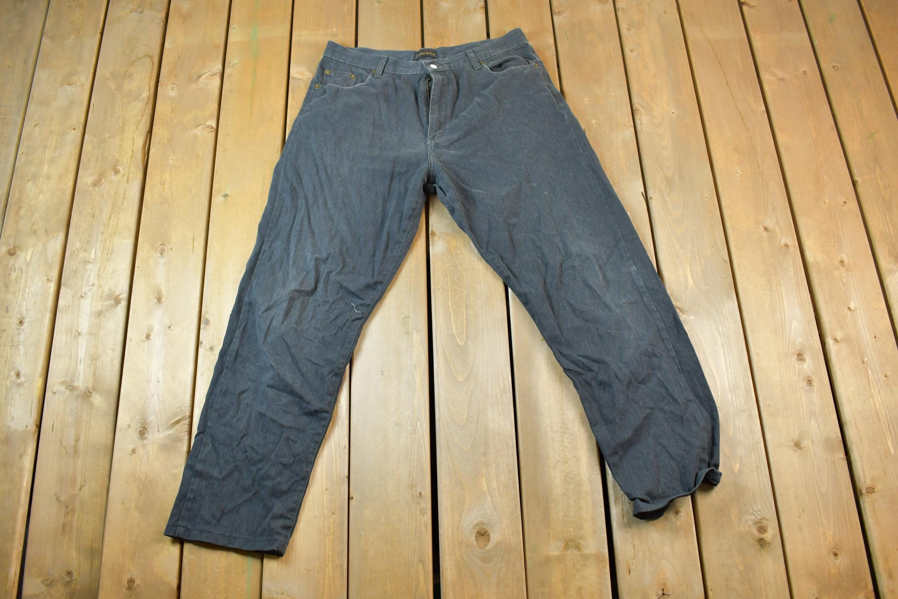 Vintage 1990s Harry Rosen Denim Look Jeans Size 36x34