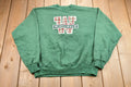 Vintage 1990s Wisconsin Plaid Embroidered Crewneck Sweatshirt
