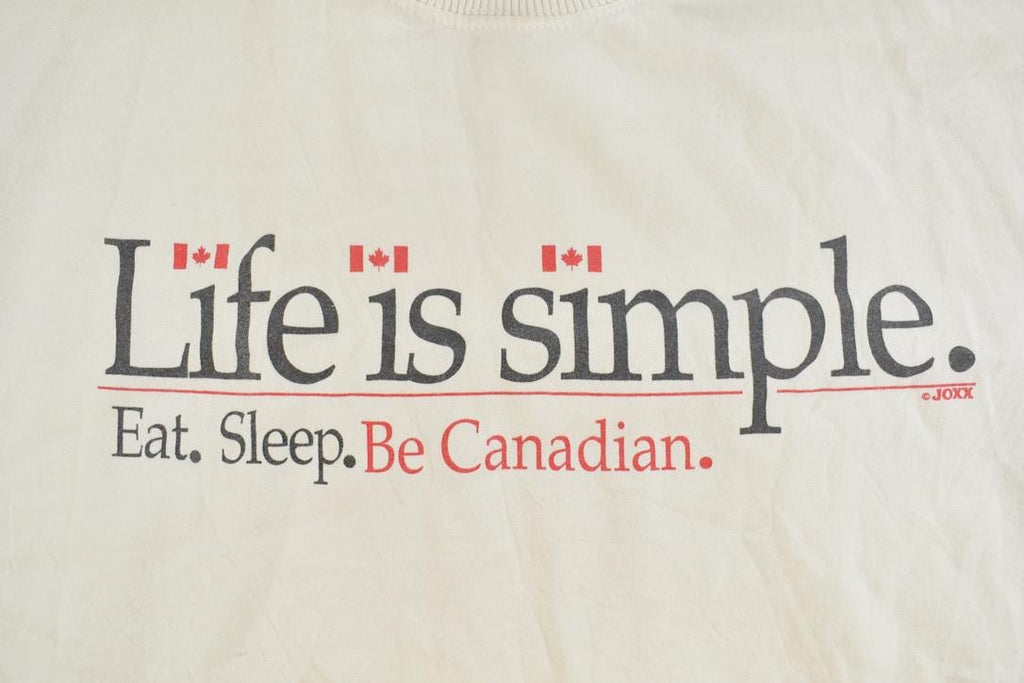 Vintage 1990s Be Canadian Souvenir T-Shirt
