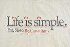 Vintage 1990s Be Canadian Souvenir T-Shirt
