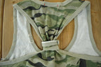 Vintage 1990s Vigoss Studio Women's Crown Graphic Camo Tank Top