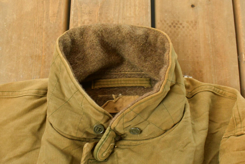 Vintage 1940s Navy N-1 Deck Jacket Men's Large /