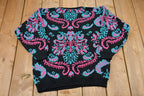 Vintage 1990s Evian LTD Abstract Knitted Sweater