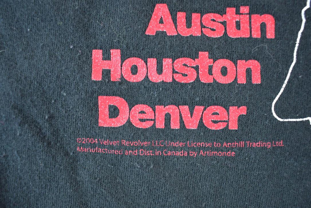 Vintage 2004 Velvet Revolver Tour Souvenir Crew Neck T Shirt Made In USA