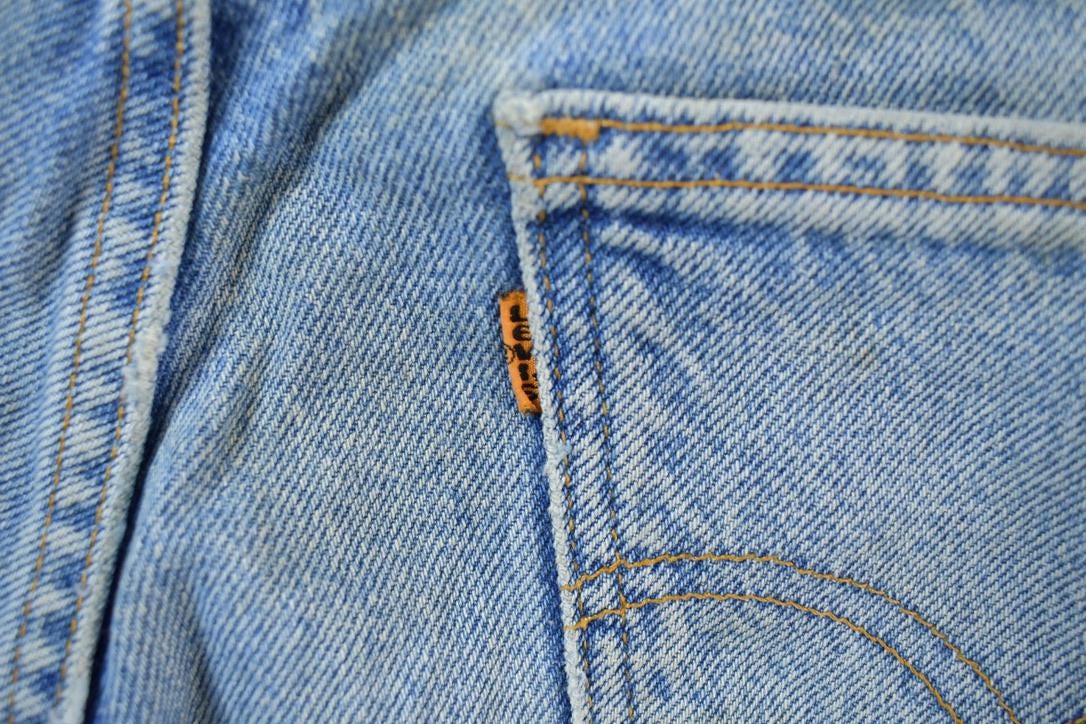 Vintage 1990s Orange Tab 550 Levis Denim Jeans Size 31 x 29
