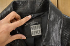 Vintage 1980s Michael Hoban North Beach Motorcycle Leather Jacket Women's XS-S