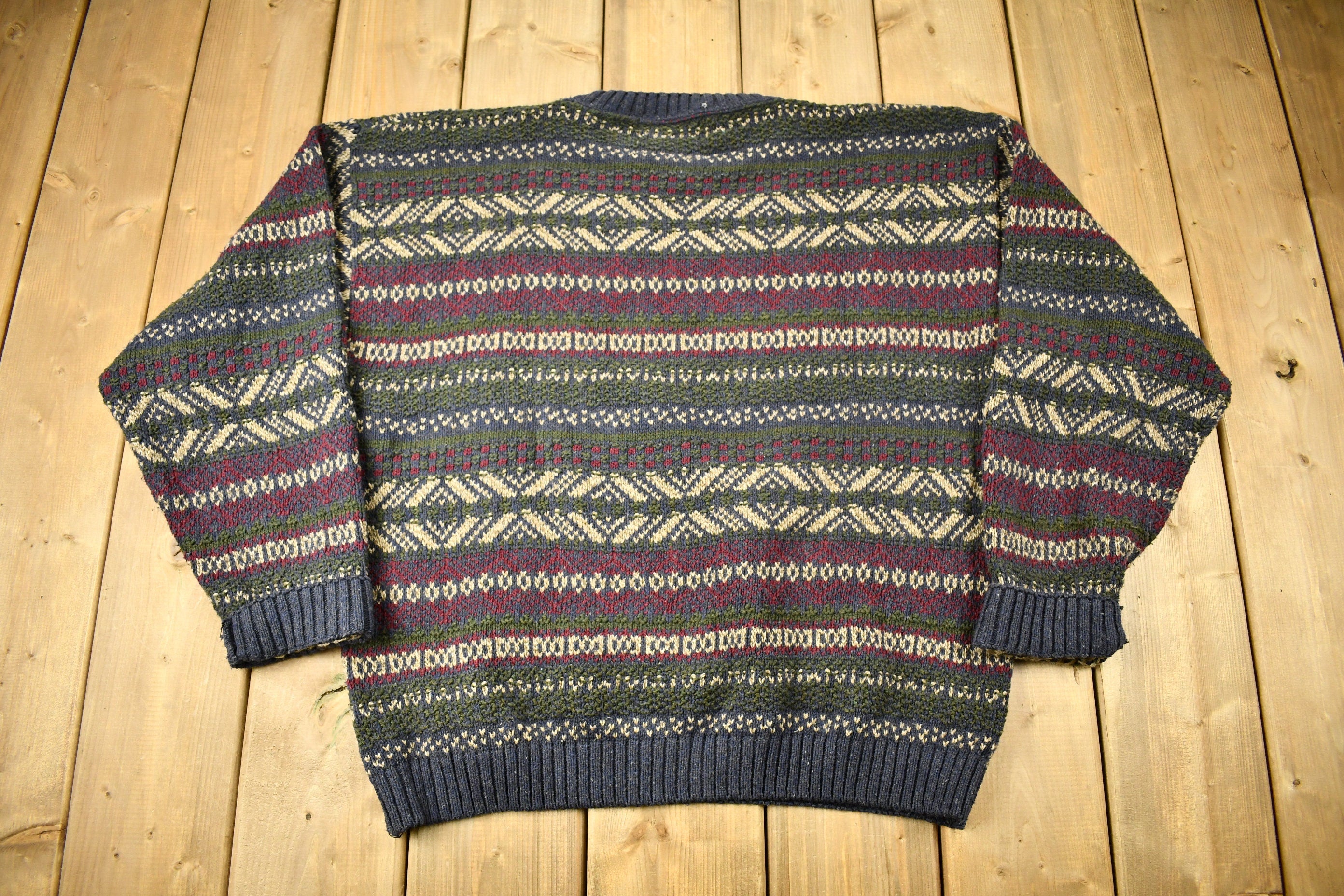 Vintage 1990s Northeast Outfitters Knitted Crewneck Sweater