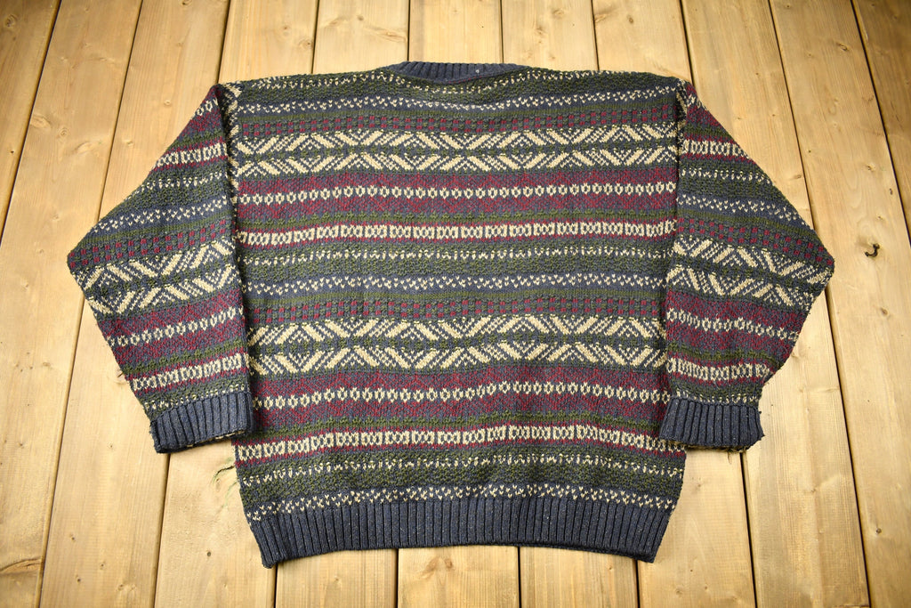 Vintage 1990s Northeast Outfitters Knitted Crewneck Sweater