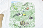 Vintage 1990s Costa Rican Rain Forest Preservation Single-Stitch Souvenir Travel T-Shirt