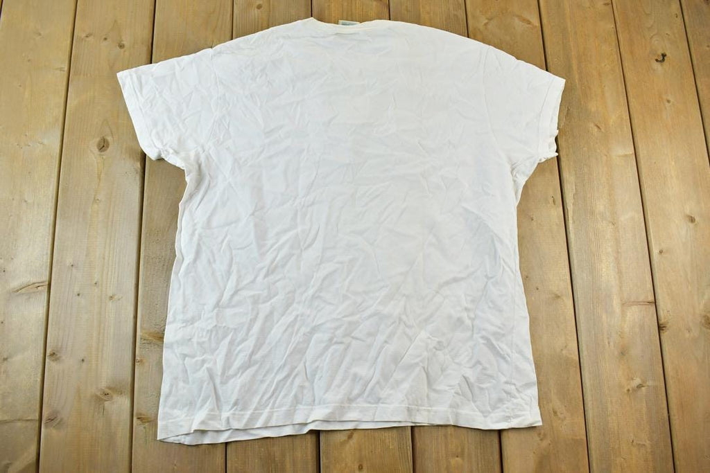 Vintage 1990s LL Bean Beach Single Stitch Graphic Print T-Shirt