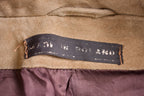 Vintage 1960s Suede Leather Long Coat