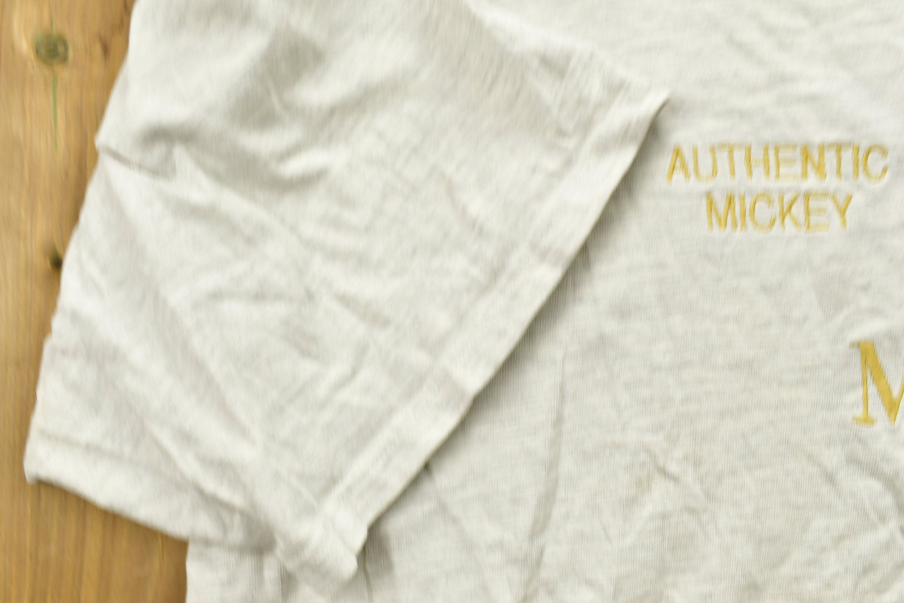 Vintage Mickey Mouse Embroidered T-Shirt