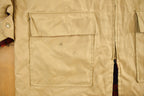 Vintage 1990s Plaid And Solid Beige Reversible Jacket
