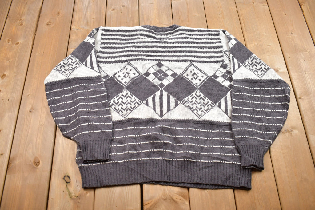 Vintage 1990s Knitted Crewneck Sweater