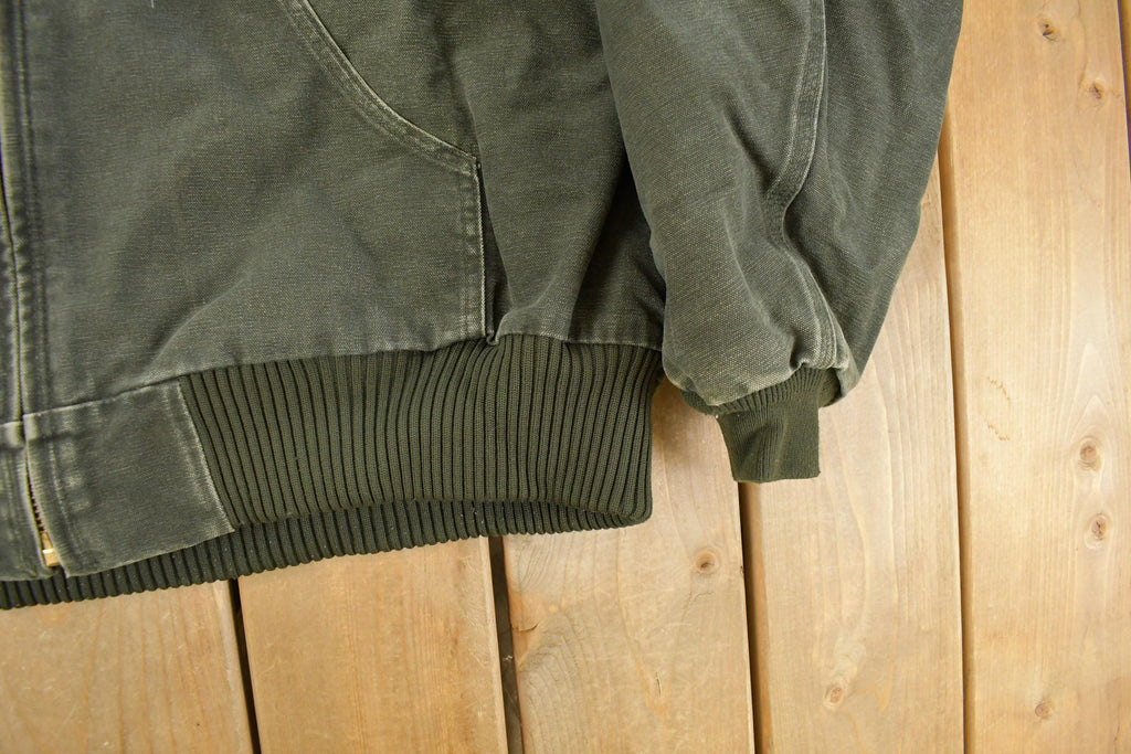 Vintage 1990s Carhartt Hooded Jacket Men's 2XL