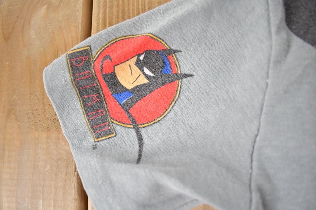 Vintage 1994 Batman Utility Belt Single Stitch Comicbook Baby T-shirt Made In USA