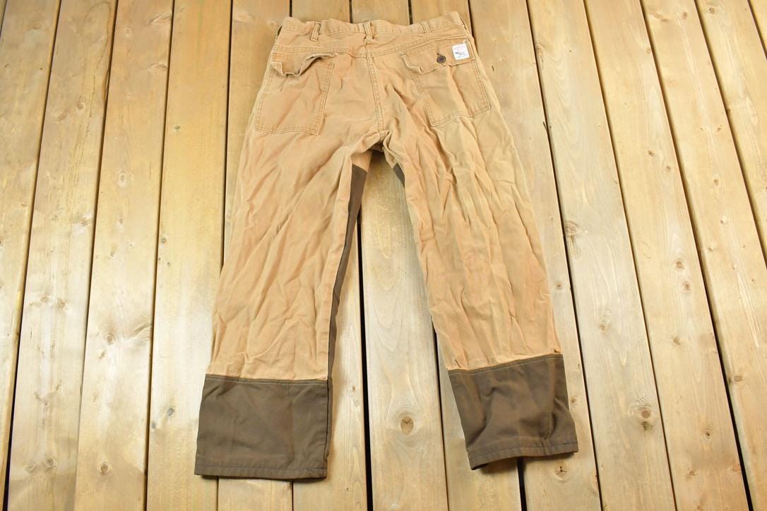 Vintage 1980s Pointer Brand Contrast Denim Work Jeans Size 36