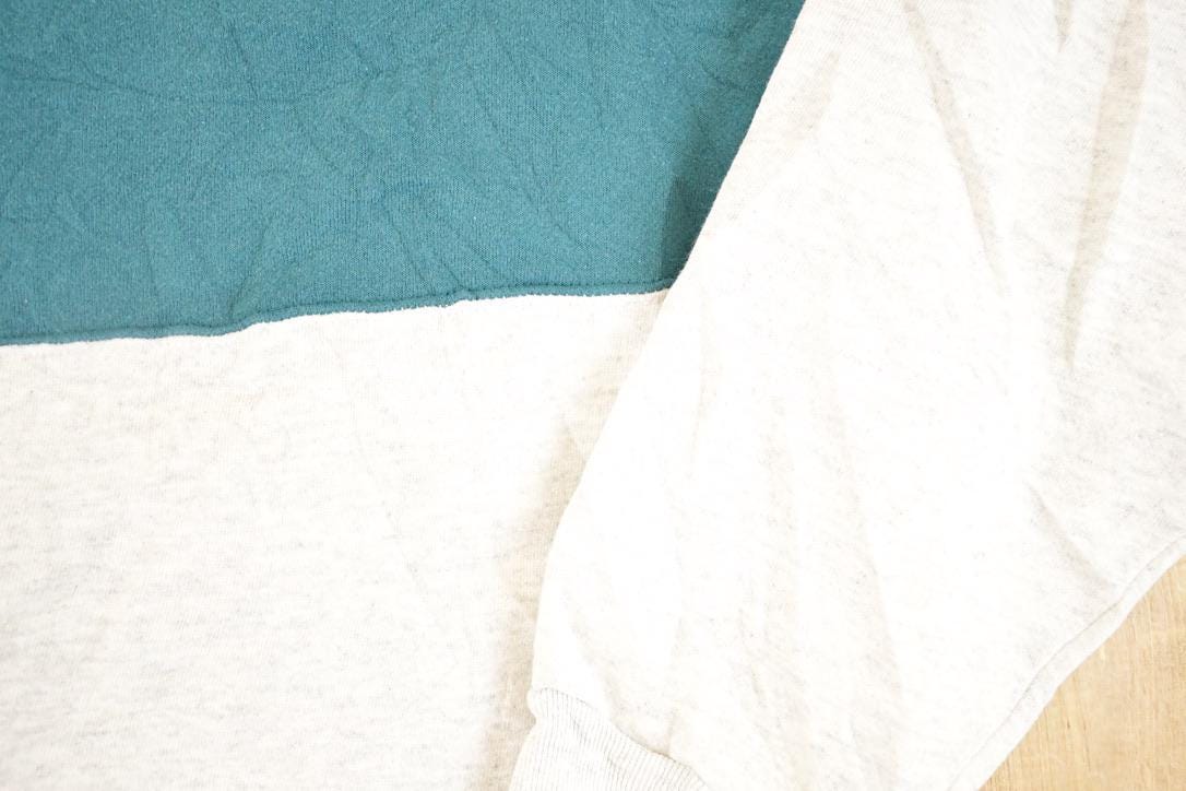 Vintage 1990s Hanes Colour Block Souvenir Crewneck Sweatshirt Mens L
