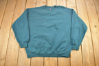 Vintage 1990s Lands End Women's Blank Crewneck Sweatshirt