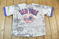 Vintage 1980s New York Yankees MLB AOP Graphic Print Jersey