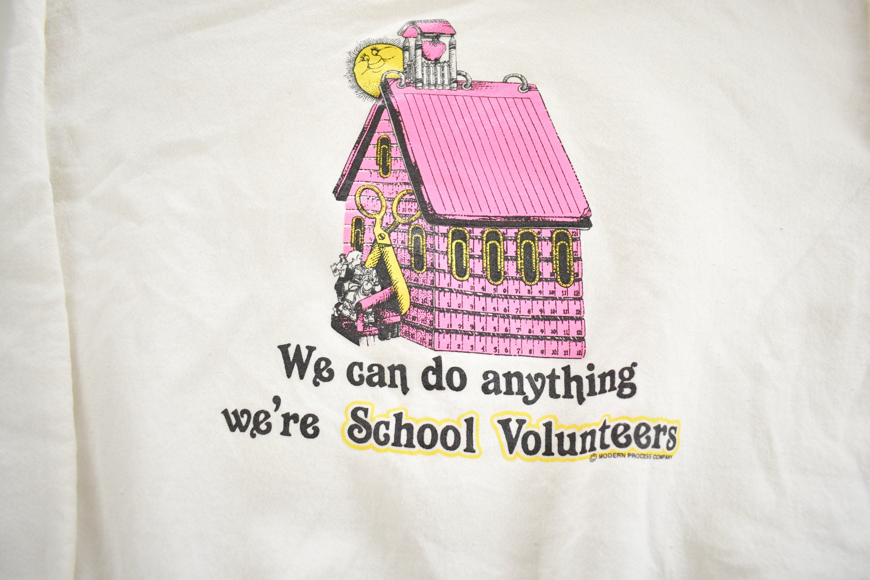 Vintage 1990s We Can Do Anything Lee Heavyweight Crewneck Sweatshirt Made In USA