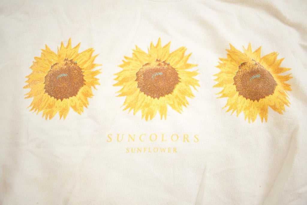 Vintage 1990s Sunflower Theme OSFM Cute Sweater