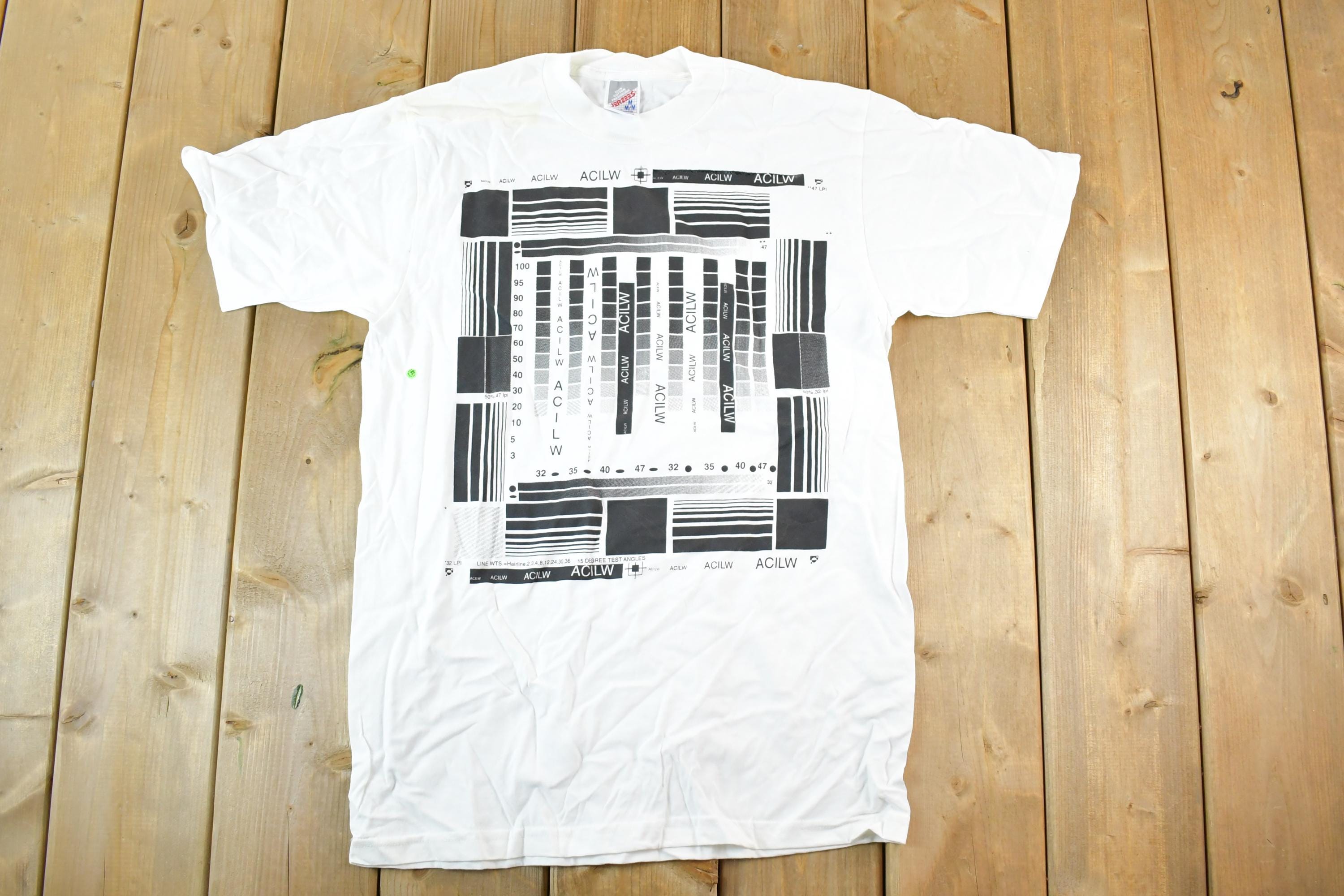 Vintage 1990s ACILW Souvenir Graphic Print T-Shirt Men's M