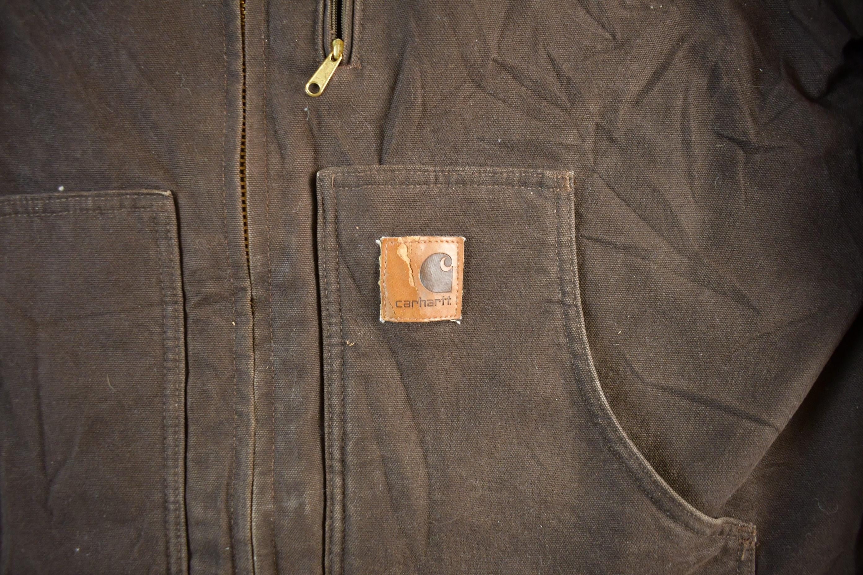 Vintage 2000s Carhartt Sherpa Lined Jacket Mens XL