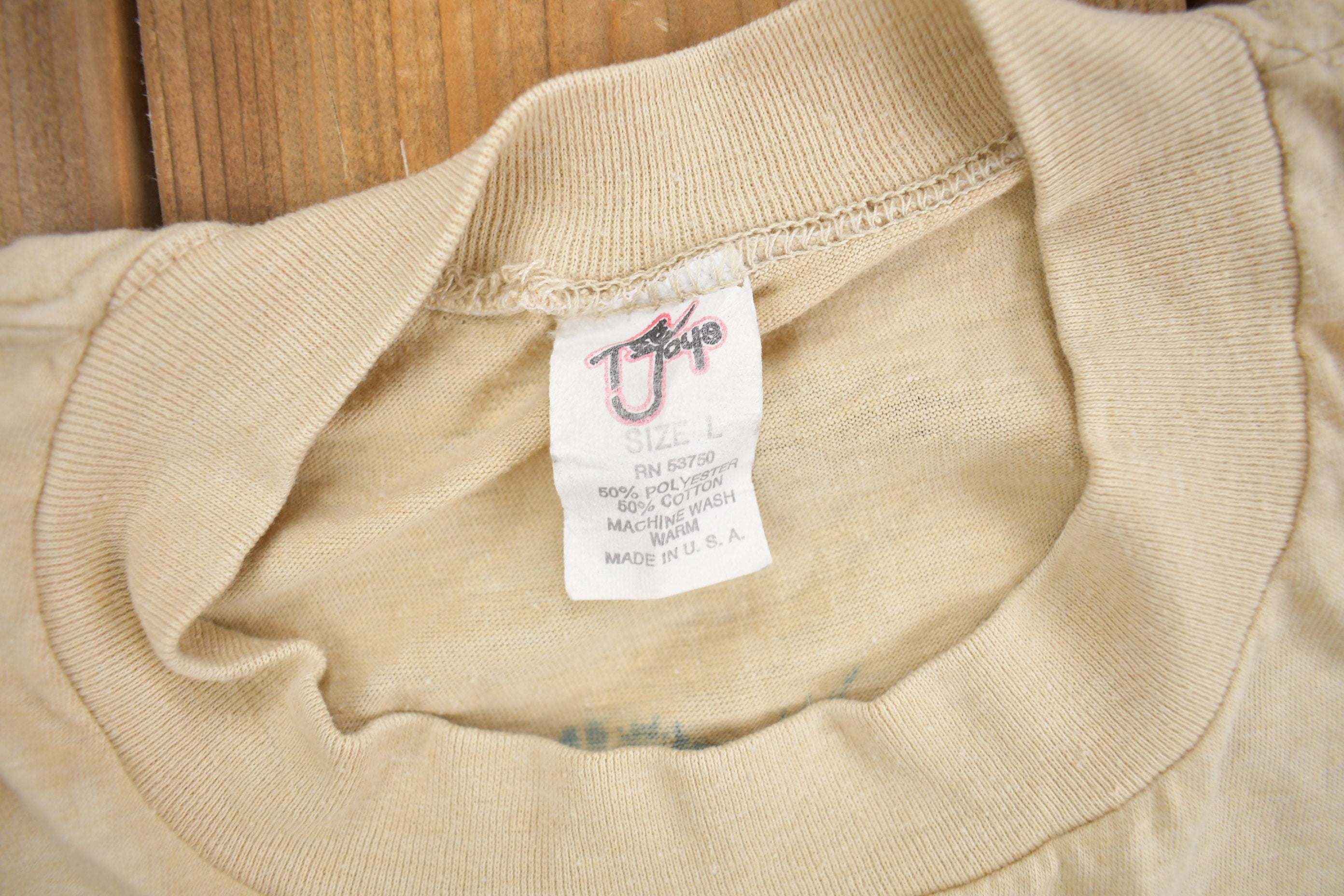 Vintage 1980s Fischers Cove Virgin Gorda BVI Souvenir T Shirt