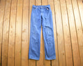 Vintage 1980s Distressed Blue Jeans Size 32x36