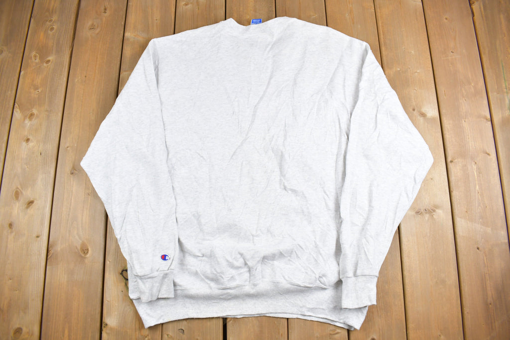 Vintage 1990s Ohio State University Collegiate Champion Crewneck / OSU / Embroidered / NCAA Sweatshirt / Sportswear / Americana