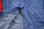 Vintage 1990s Tweety Bird Denim Button Up Hooded Shirt  90s Button Up  Looney Tunes  Denim  Button Down