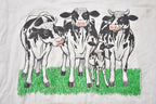 Vintage 1990s Double Sided Cows Graphic T-Shirt